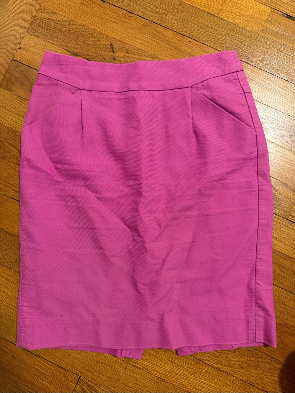 J. Crew Vibrant Fuchsia Pencil Skirt